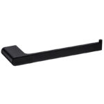 Cora Round Cornered Rectangle Towel Bar Matt Black