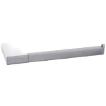 Eden Towel Ring White & Chrome