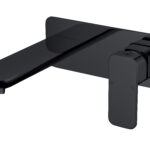 Nova Wall Basin Mixer Matt Black