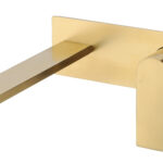 Ruki Basin Mixer Set Brushed  Gold