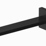 Ruki Bath Spout Matt Black