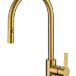 Otus Pull Out Sink Mixer Brushed  Gold