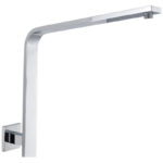 Rectangle Curved Shower Arm Chrome