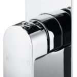 Cora Ellipse Handle Wall Mixer With Diverter