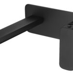 Eden Wall Basin Mixer Matt Black