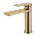 Ruki Basin Mixer Brushed Gold