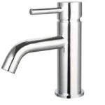 Otus Slimline SS Basin Mixer Curved Spout Chrome