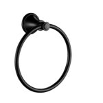 Clasico Heritage Federation Towel Ring Matt Black