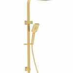 Eden Square Multifunction Shower Set Brushed Gold