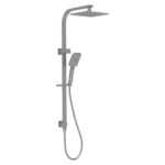 Eden Square Multifunction Shower Set Gun Metal
