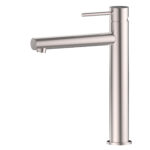 Otus Slimline SS Highrise Basin Mixer Stainless Steel