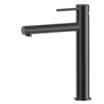 Otus Slimline SS High Rise  Basin Mixer Matt Black