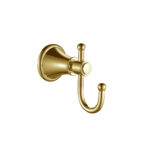 Clasico Heritage Federation Robe Hook Brushed Gold 
