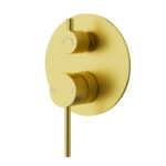 Otus Slimline SS Wall Diverter Mixer Trim Kits Diverter Brushed Gold