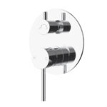 Otus Slimline SS Wall Diverter Mixer Trim Kits Chrome