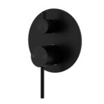 Otus Slimline SS Wall Diverter Mixer Trim Kits Matt Black