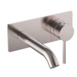 Otus Slimline SS Wall Basin Mixer Trim Kits Stainless Steal