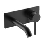 Otus Slimline SS Wall Basin Trim Kits Matt Black