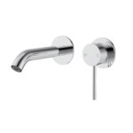 Otus Slimline SS Wall Basin Mixer Separate Back Plate Trim Kits Chrome