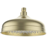 Clasico Heritage Federation Vintage Shower Head Brushed Gold