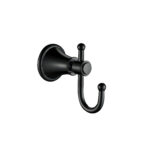 Clasico Heritage Federation Robe Hook Matt Black