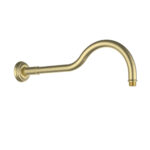 Clasico Heritage Federation Vintage Shower Arm Brushed Gold