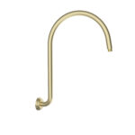 Clasico Heritage Federation Vintage High Rise Shower Arm Brushed Gold