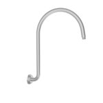 Clasico Heritage Federation Vintage High Rise Shower Arm Brushed Nickel