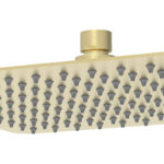 Nova Square Overhead Shower 250mm Brushed Gold