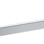 Cora Round Cornered Rectangle Single Towel Rail 300mm