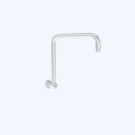 Round Rectangle Curved Shower Arm Chrome