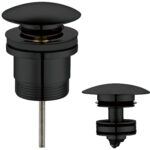Universal Pop Up Waste Matt Black