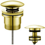 Universal Pop Up Waste Brushed Gold