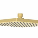 Rosa Square Overhead Shower Brushed Gold