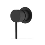 Ikon Hali Wall Mixer Matt Black 60mm Cover Plate
