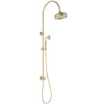 Clasico Heritage Federation Vintage Combination Shower Set Brushed Gold