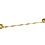 Clasico Heritage Federation Single Towel Rail Brushed Gold 800mm