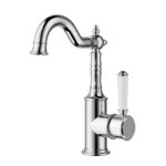 Clasico Heritage Federation Basin Mixer Ceramic Handle