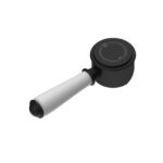 Clasico Heritage Federation Ceramic Handle For Wall Matt Black