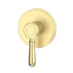 Clasico Heritage Federation Wall Mixer Trim Kits Brushed Gold