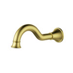 Clasico Heritage Federation Spout Brushed Gold