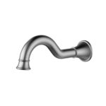 Clasico Heritage Federation Spout Brushed Nickel