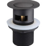 Basin Pop-up Waste Matt Black  32mm