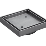 Gun Metal Stainless Steel Tile Insert Square Floor Waste