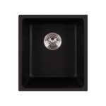 Cora Granite Sink Single Bowl 395x445x220 Black