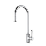 Ikon Clasico Pull Out Sink Mixer Chrome Ceramic Handle