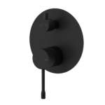 Matte Black Wall Mixer Diverter Trim Kit