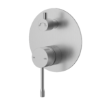 Brushed Nickel Wall Mixer Diverter Trim Kit