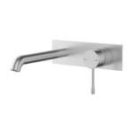 Brushed Nickel Wall Mixer And Spout Trim Kit