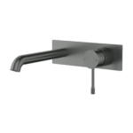 Gun Metal Wall Mixer And Spout Trim Kit